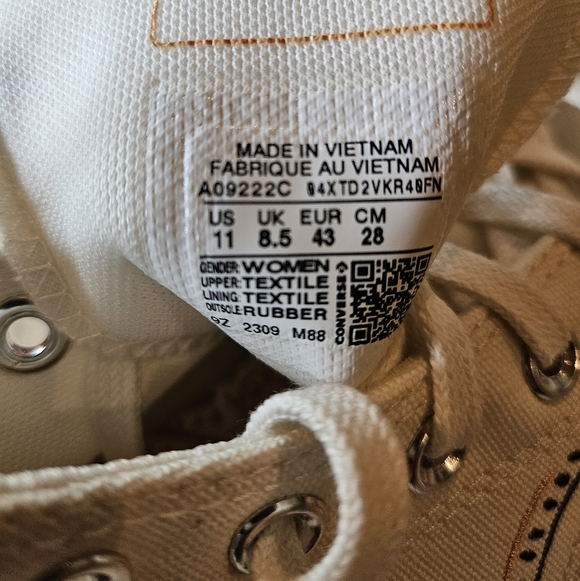 Converse Run Star Hike Platform Crafted Hi Top Sneaker Womens NEW - Picture 6 of 7